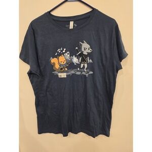 TeeTurtle Battpe of The Bard Womens Size XL Pop Culture Nerd T Shirt New